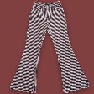 ❌SOLD❌ Lee Vintage Modern High Rise Flare | Size 28 | Plaid Rustic Red